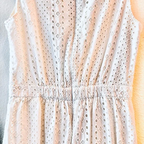 J. Crew White Eyelet Dress— Petite 00 - Picture 10 of 12